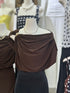 Wide Cowl Neck Design Top